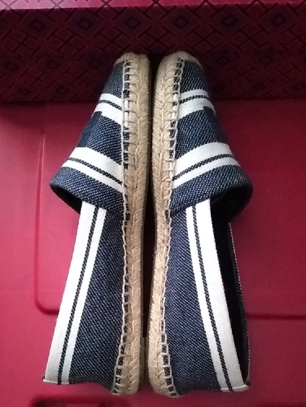 Tory Burch Espadrille Stripe Logo Jacquard - Picture 2 of 4